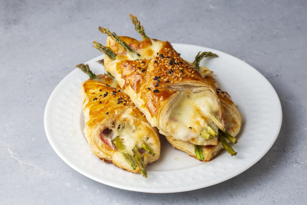 Filo Wrapped Asparagus