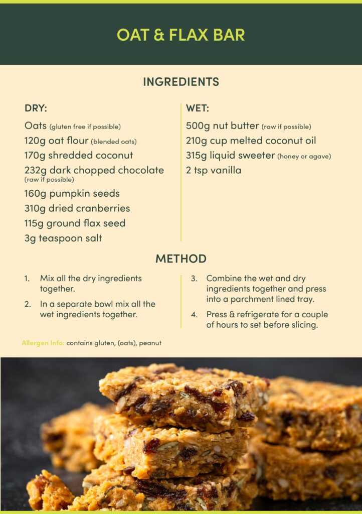 oat bar recipe
