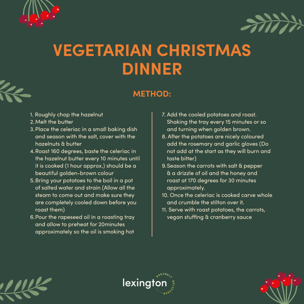 veggie christmas dinner method