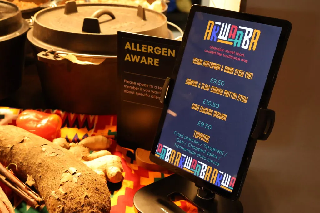 Allergene aware menu