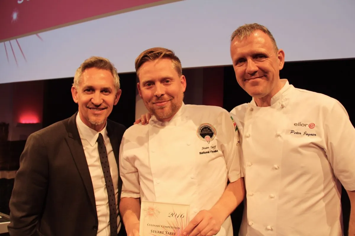 Gary Lineker ,Stuart Tarff and Peter Joyner