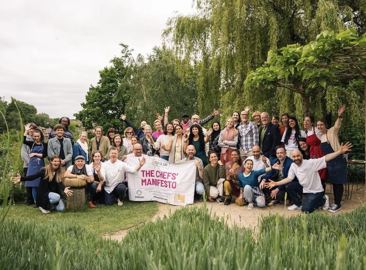 The Chef's manifesto participants group picture 