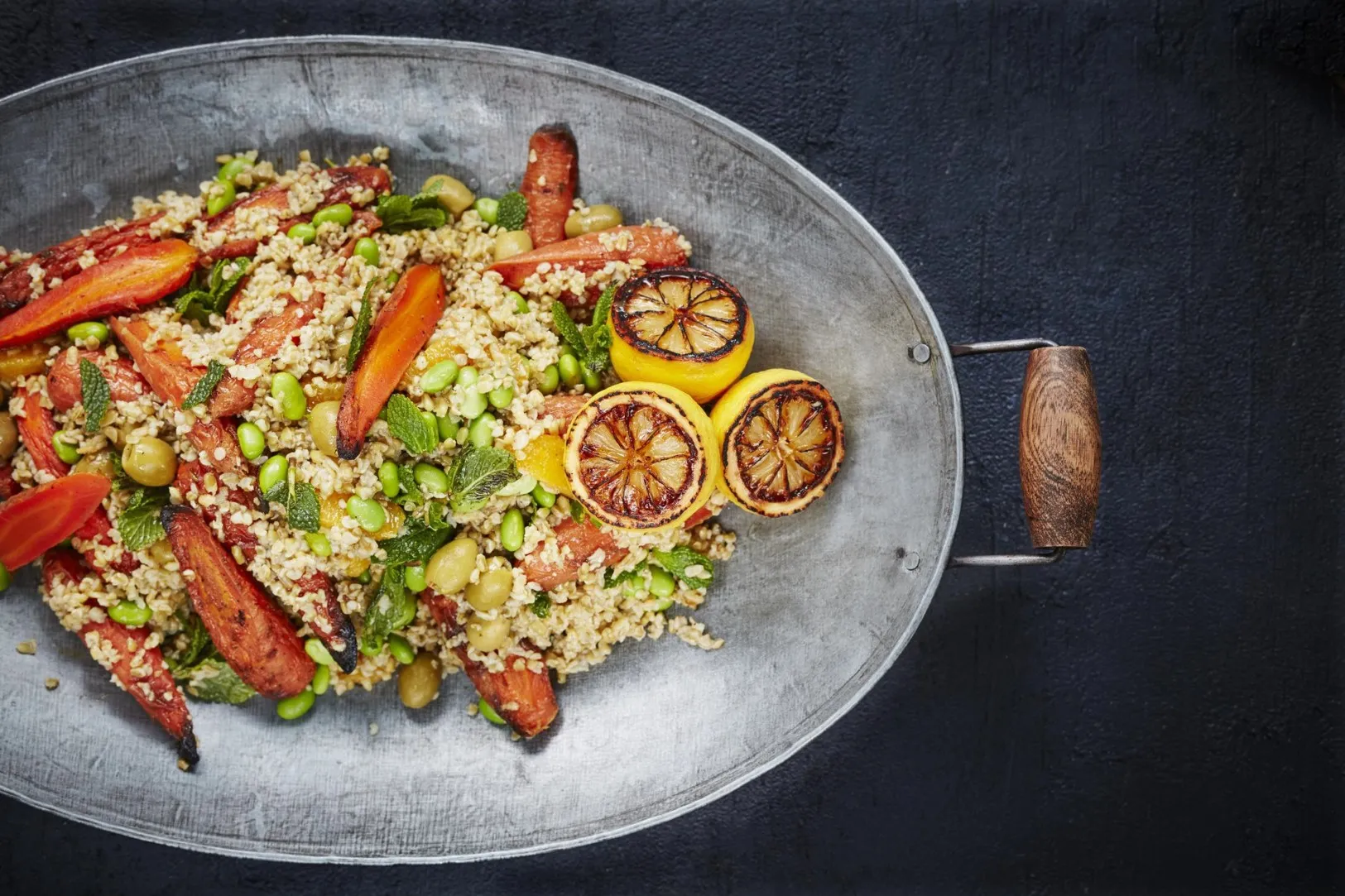 Korean fried cauliflower burger, vegan Kimchi and Tofu mayonnaise 