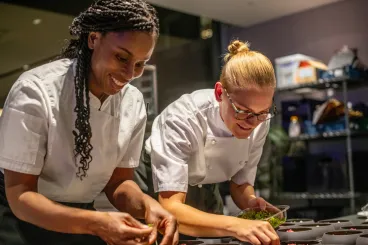 chefs working together