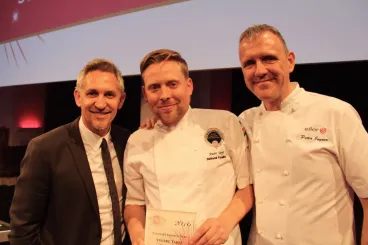 Gary Lineker ,Stuart Tarff and Peter Joyner