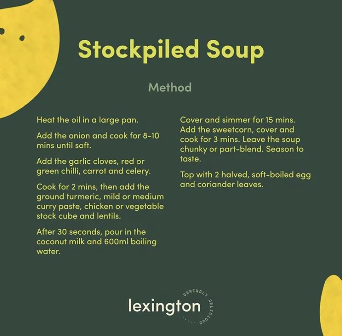 stockpiled soup method