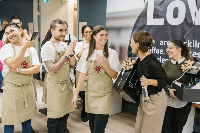 barista academy students